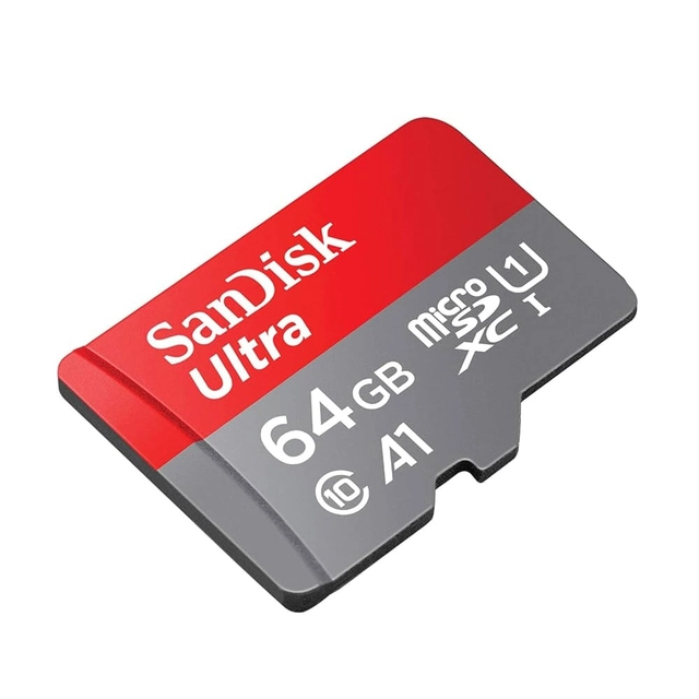SDSDQAS4-064G-BP 64 GB QD111 UHS-I 100 MBs Read & 20 MBs Write MicroSD Memory Card