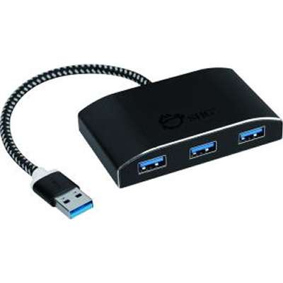 Picture of Siig JU-H40F12-S1 Super Speed USB 3.0 4 - Port Powered Hub