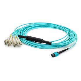 Picture of Add-On-Computer Peripherals MTP-4LC-M3M-AO 3m MPO to 4xLC Duplex Fanout OM3 LOMM Patch Cable for Juniper Networks