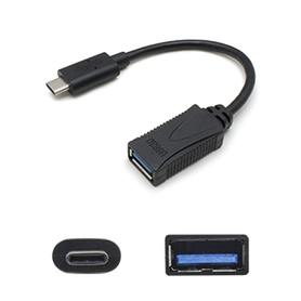 Picture of Add-On-Computer Peripherals USBC2USB3FB 17 cm USB 3.1 Type Male to USB 3.0 Female Adapter Cable&#44; Black
