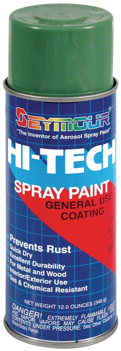 16 oz Hi-Tech Enamel Spray Paint, Gloss Vista Green - Pack of 6