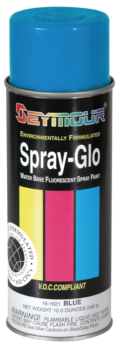 16 oz Spray-Glo Waterbased - Fluorescent Blue - Pack of 6