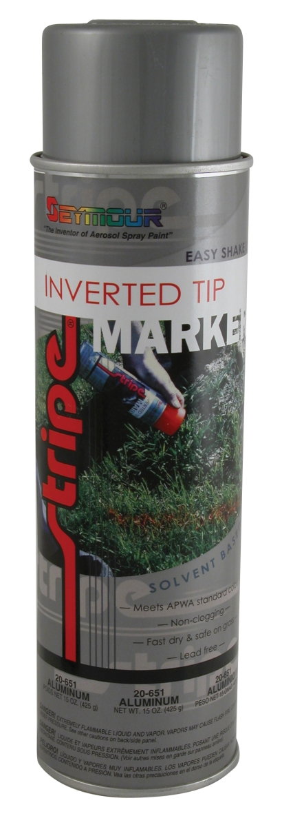 20-651 20 oz Stripe Inverted Tip Solventbase Marker, Aluminum - Pack of 12