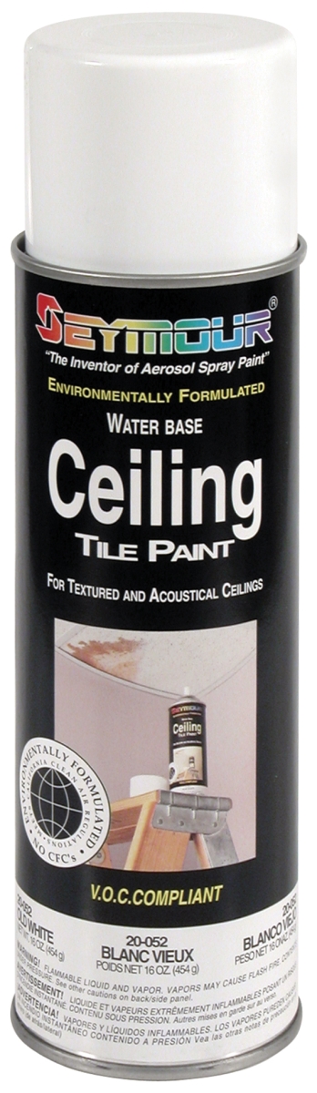 20-52 16 oz Ceiling Tile Paint, Old Ceiling White- Pack of 12
