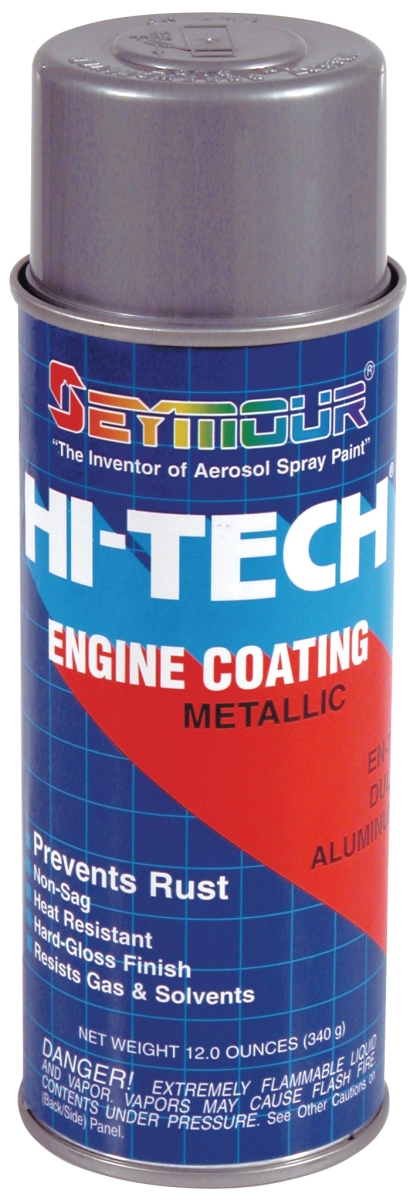 Seymour Hi-Tech Engine Spray Paint, Dull Aluminum 12 Ounce (EN-71)