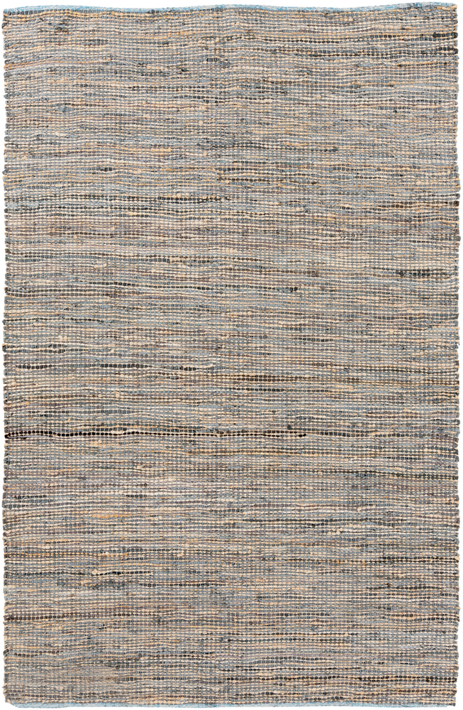 ADB1000-1616 18 in. Adobe Area Rug, Taupe, Bright Blue & Denim