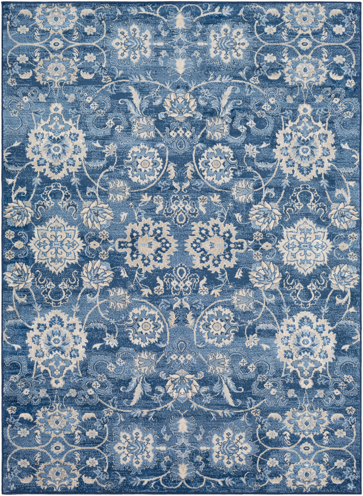 MOC2307-1616 18 in. Monaco Area Rug, Bright Blue