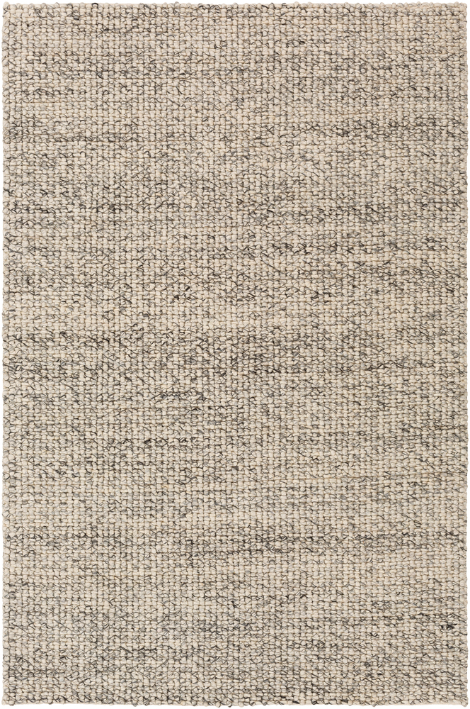 LNE1001-810 8 x 10 ft. Lucerne Area Rug, Charcoal & White