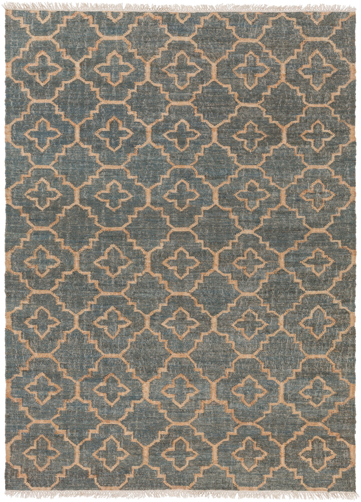 LRL6010-1616 18 in. Laural Area Rug, Medium Gray, Khaki & Cream