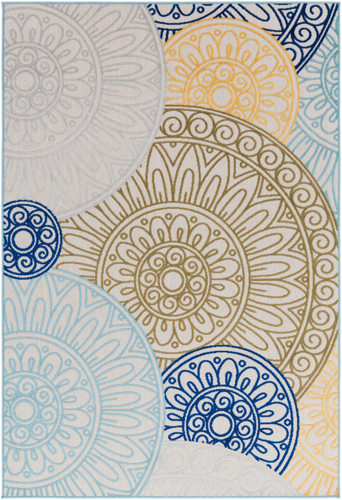 JOL1002-1616 18 in. Jolene Area Rug, Dark Blue