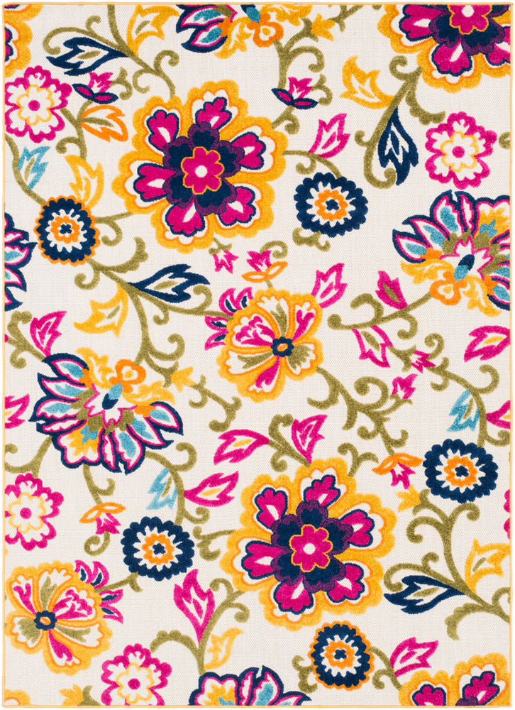 JOL1012-1616 18 in. Jolene Area Rug, Bright Yellow