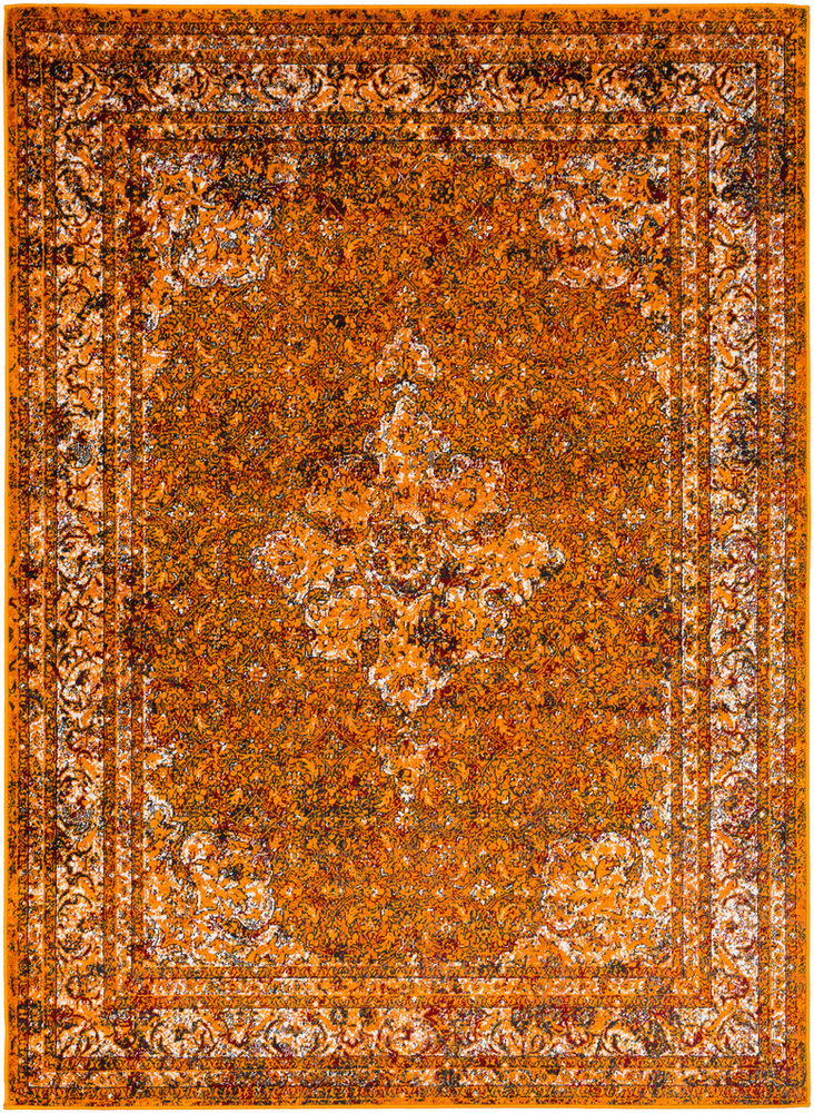 MUM2304-1616 18 in. Mumbai Area Rug, Saffron