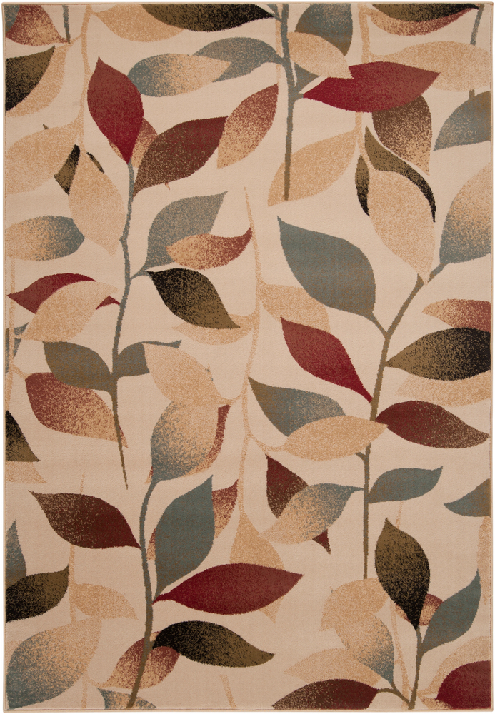 RLY5010-1215 12 x 15 ft. Riley Area Rug, Dark Red