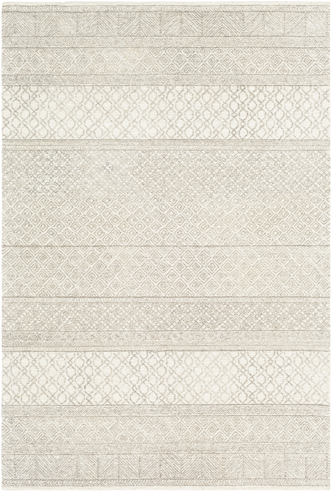 MAR2302-69 6 x 9 ft. Maroc Area Rug, Camel, Taupe & Cream