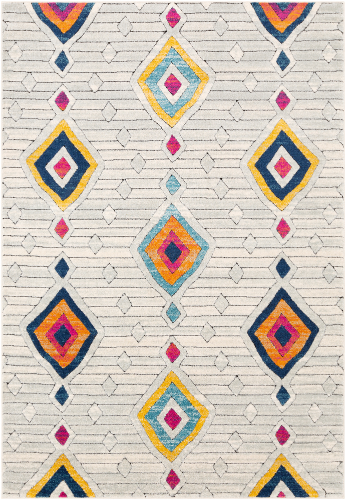 DSM2301-1616 18 in. Dersim Area Rug, Burnt Orange