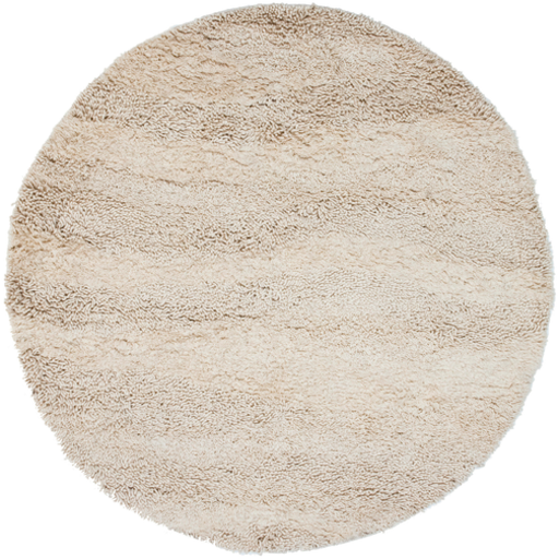 BRK3300-10RD 10 ft. Berkley Round Area Rug, Cream