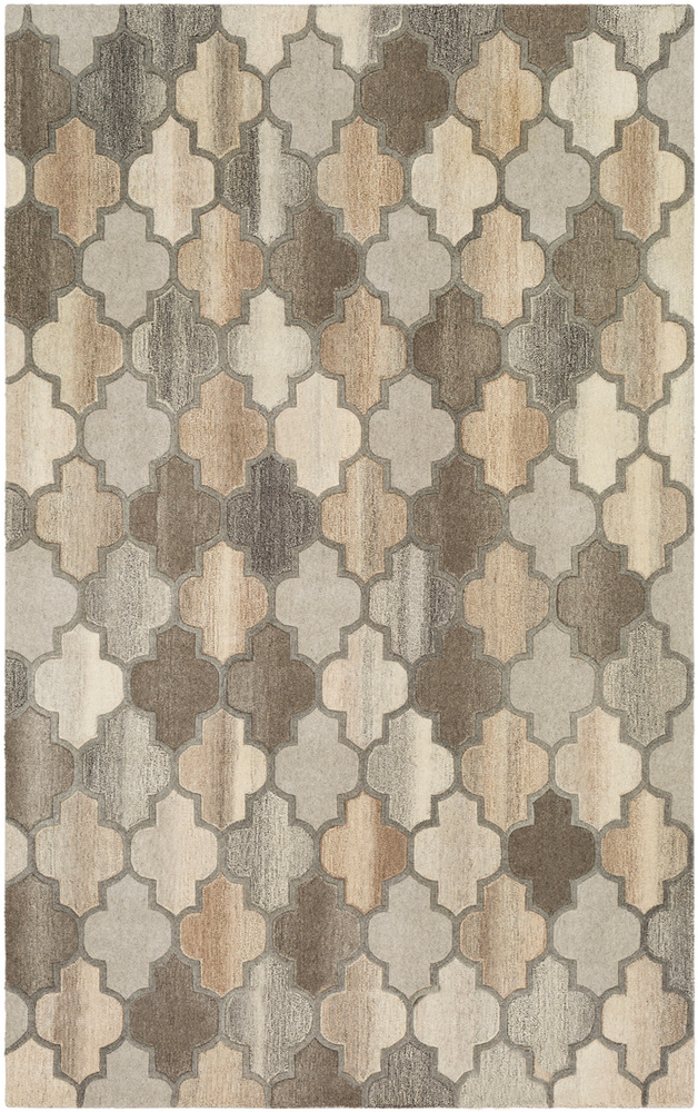 FM7208-1616 18 in. Forum Area Rug, Dark Brown