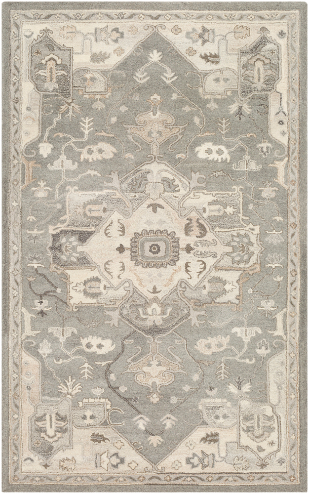 CAE1196-912 9 x 12 ft. Caesar Area Rug, Charcoal