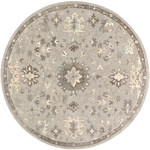 CAE1197-8RD 8 ft. Caesar Round Area Rug, Taupe