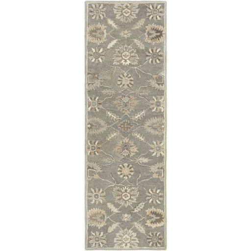 CAE1199-312 3 x 12 ft. Caesar Runner Rug, Charcoal