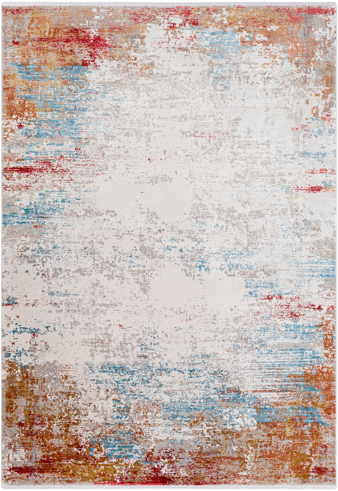SOR2303-1616 18 in. Solar Area Rug, Burnt Orange