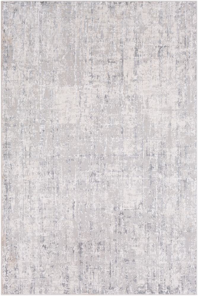 AIS2305-23 2 x 3 ft. Aisha Area Rug, Light Gray, Medium Gray & White