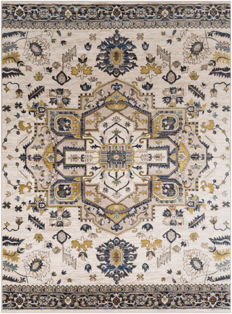 AHN2303-1616 18 in. Athens Area Rug, Camel