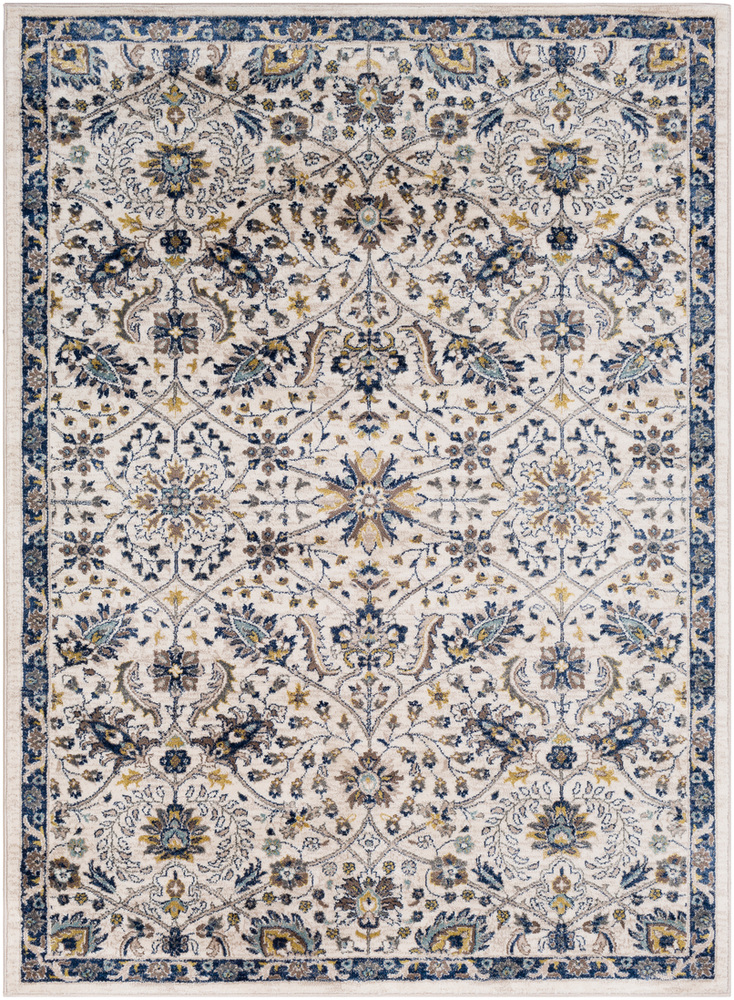 AHN2307-1616 18 in. Athens Area Rug, Navy
