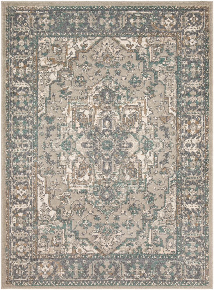 OSL2301-1616 18 in. Oslo Area Rug, Multi Color