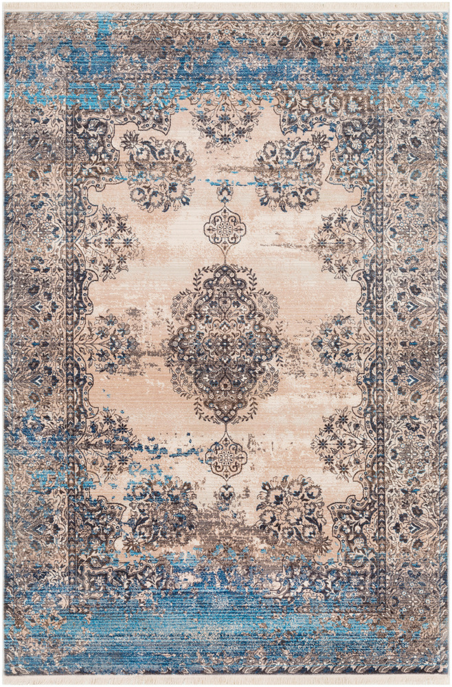 EPC2322-1616 18 in. Ephesians Area Rug, Aqua