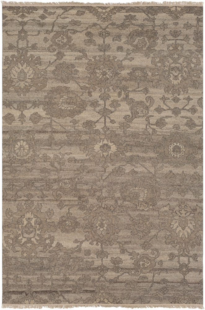 ETR1001-1616 18 in. Ethereal Area Rug, Khaki, Camel & Medium Gray