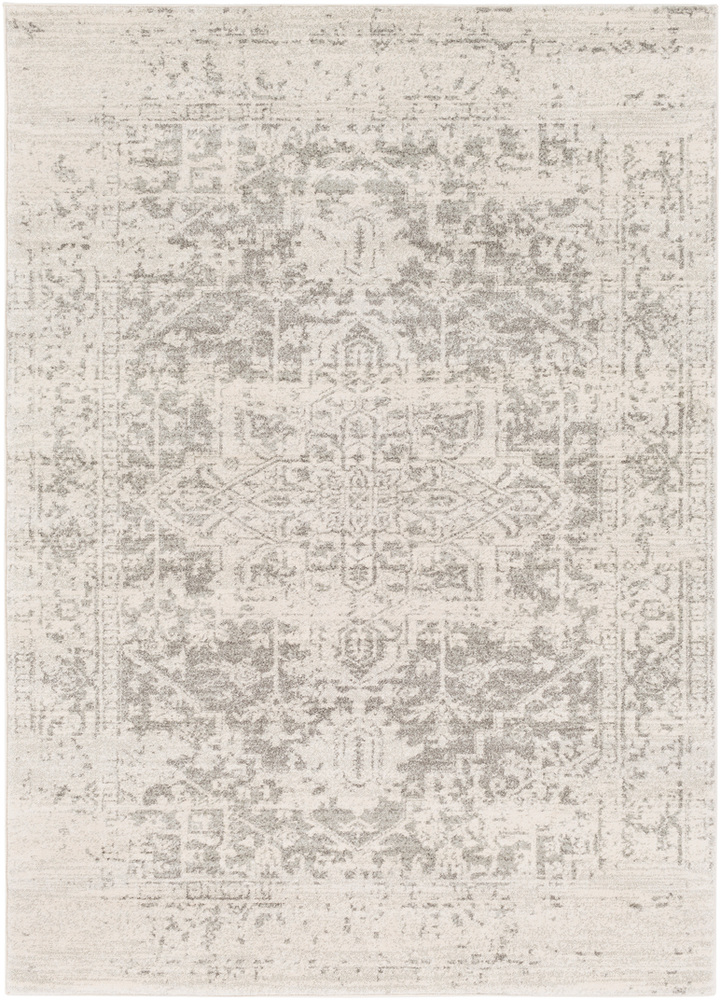 HAP1024-1215 12 x 15 ft. Harput Area Rug, Charcoal, Light Gray & Beige