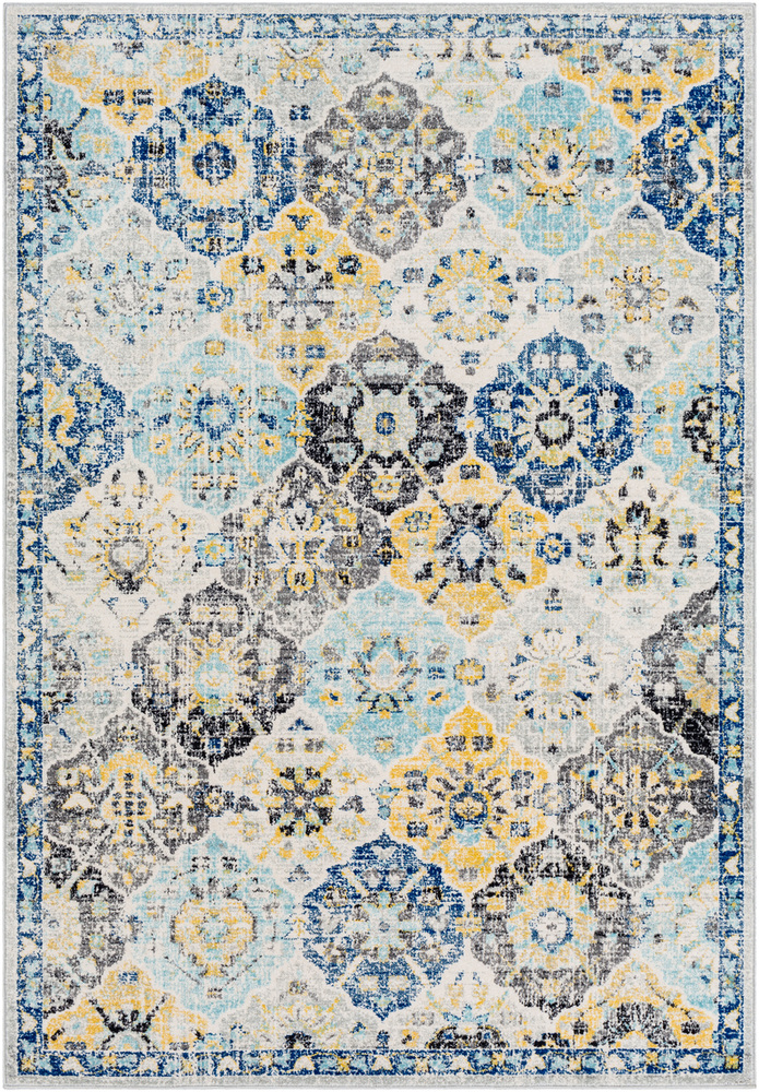 HAP1072-1616 18 in. Harput Area Rug, Dark Blue
