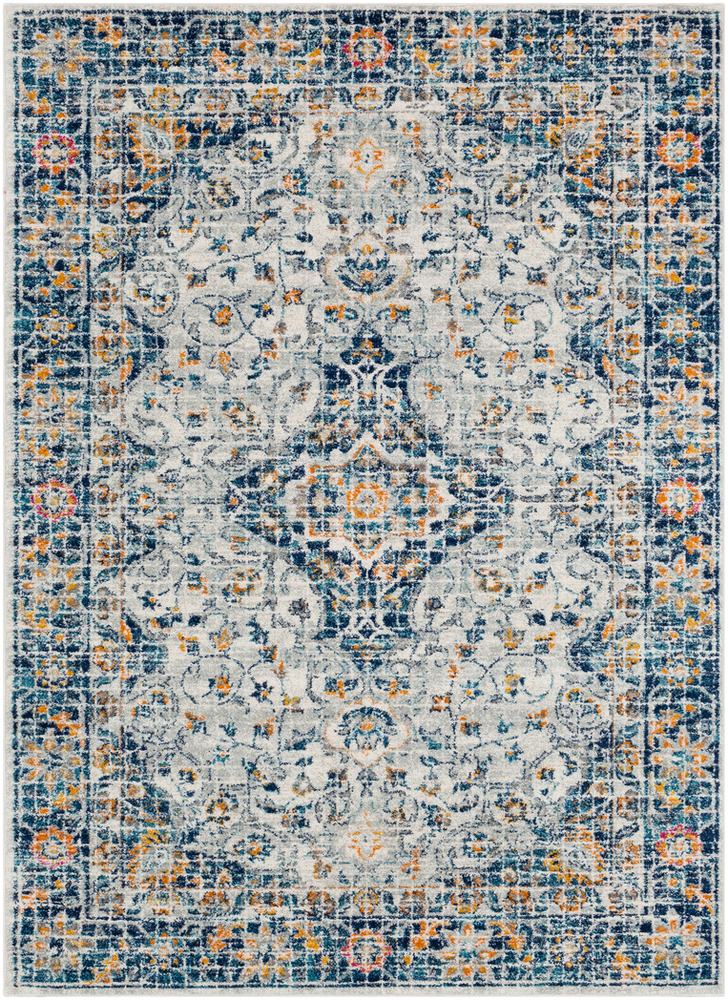 HAP1084-1616 18 in. Harput Area Rug, Dark Blue
