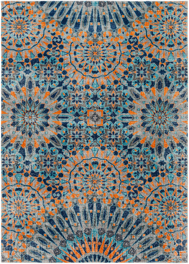 TSE1011-1616 18 in. Tessera Area Rug, Light Gray