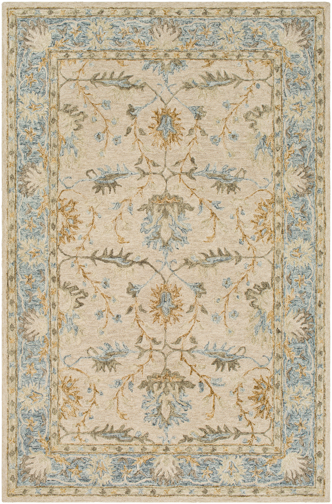 PNP2308-810 8 x 10 ft. Panipat Area Rug, Light Gray