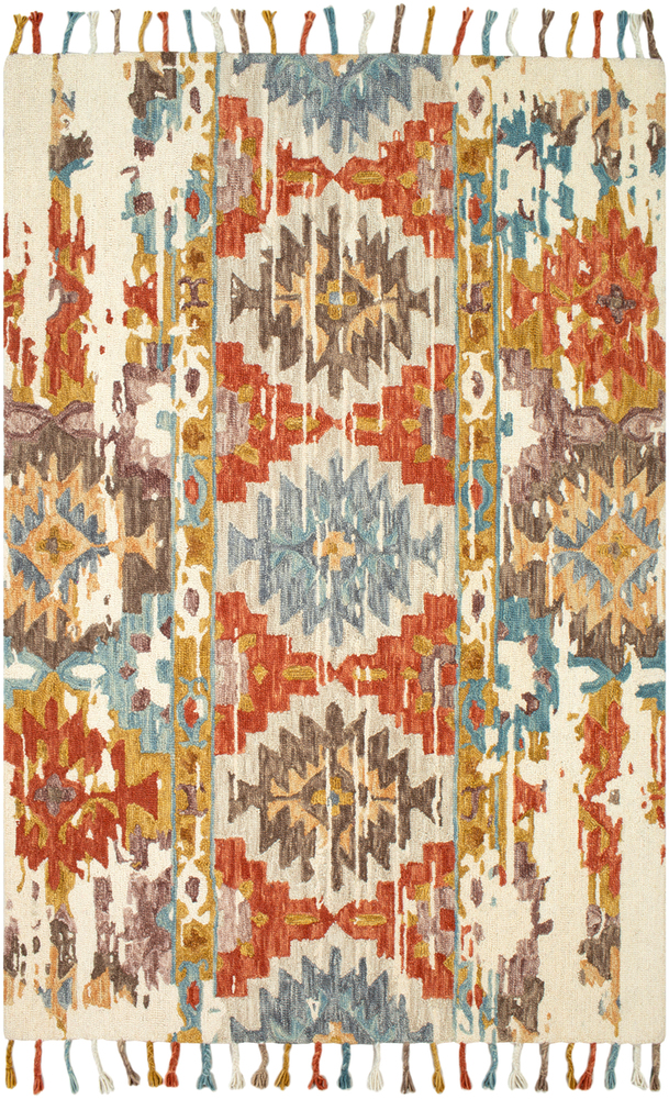 BFT1021-1616 18 in. Bonifate Area Rug, Rust