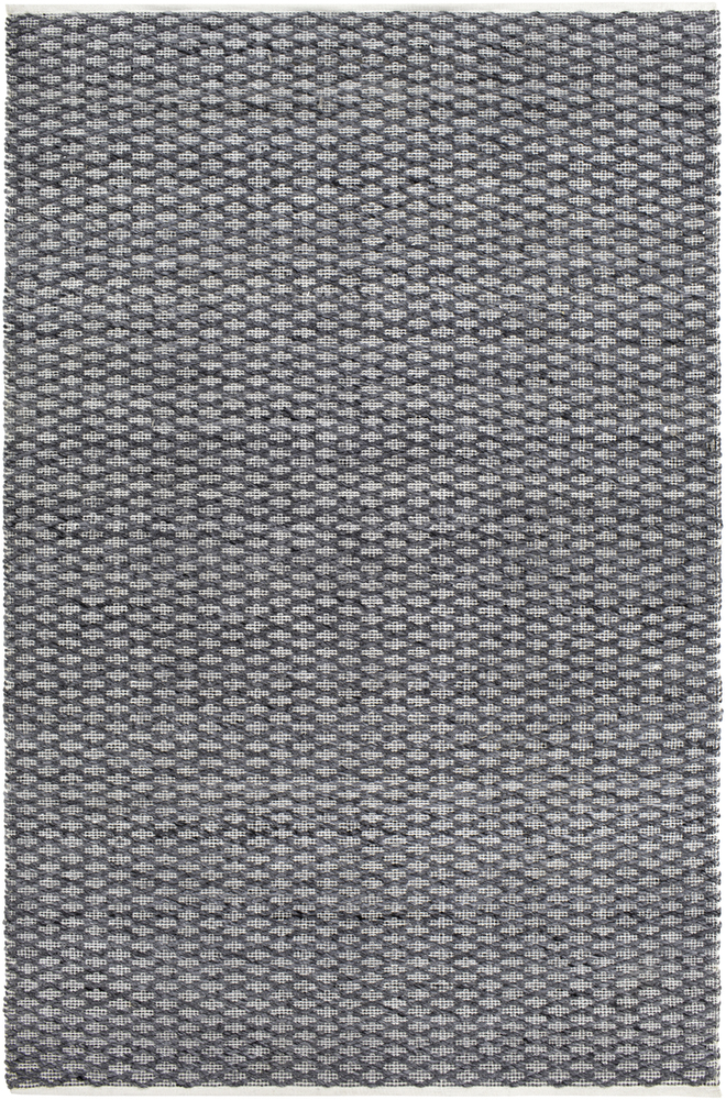MOE1000-1616 18 in. Modena Area Rug, Light Gray, Charcoal & Cream