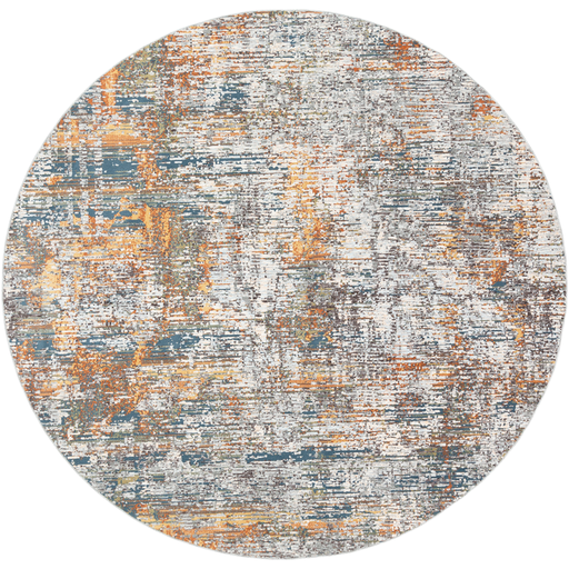 PDT2305-710RD 7 ft. 10 in. Presidential Round Area Rug, Bright Blue