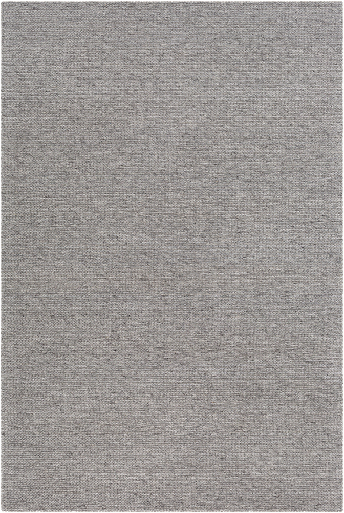 MLE1000-1616 18 in. Marlowe Area Rug, Medium Gray & Black