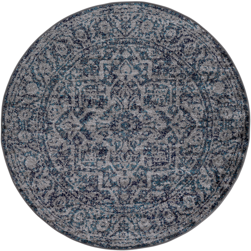 MNC2301-53RD 5 ft. 3 in. Monte Carlo Round Area Rug, Multi Color