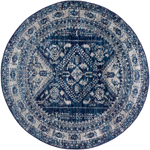 MNC2315-53RD 5 ft. 3 in. Monte Carlo Round Area Rug, Multi Color