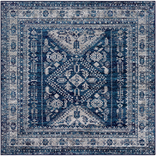 MNC2315-53SQ 5 ft. 3 in. Monte Carlo Square Area Rug, Multi Color