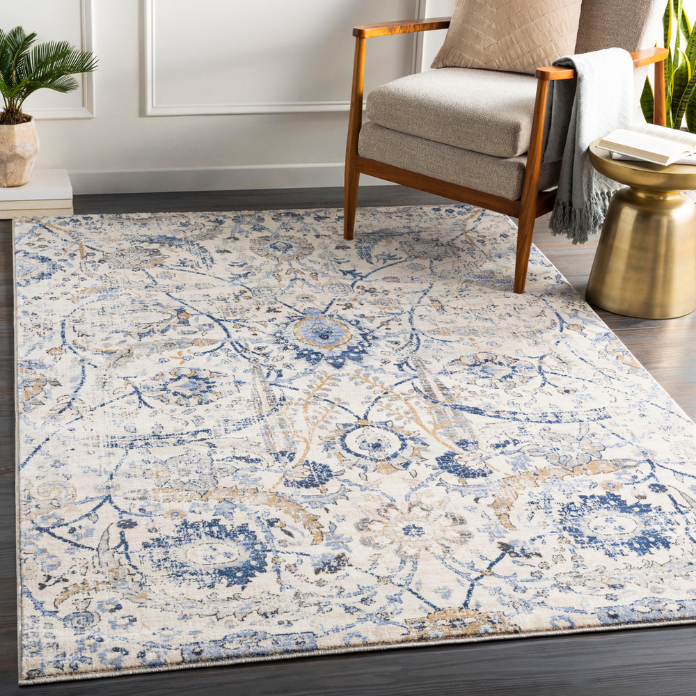 IGO2320-9124 9 ft. x 12 ft. 4 in. Indigo Machine Woven Rug - 100 Percent Polypropylene