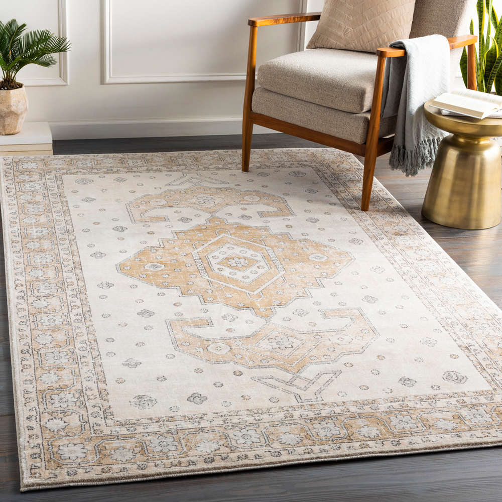 IGO2321-679 6 ft. 7 in. x 9 ft. Indigo Machine Woven Rug - 100 Percent Polypropylene
