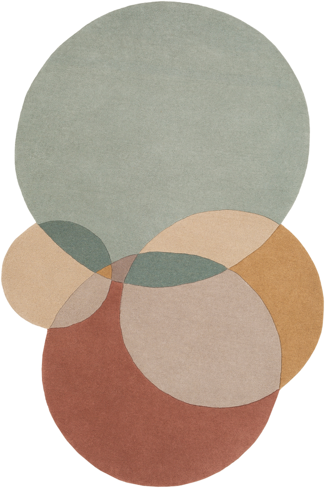 BCK1006-576 5 ft. x 7 ft. 6 in. Beck Hand Tufted Rug - 100 Percent Wool