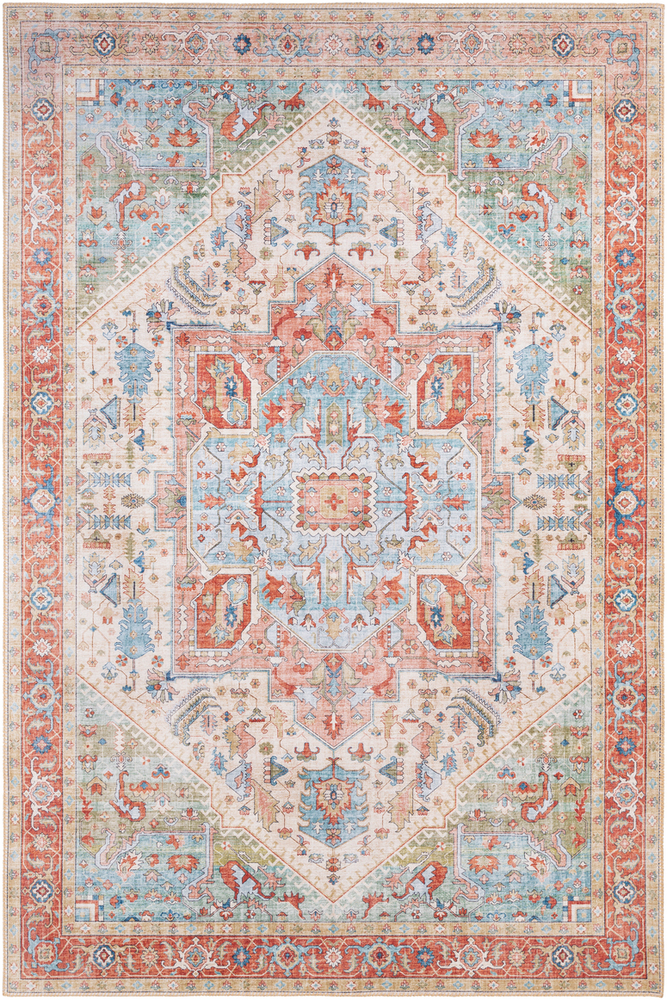 IRS2314-912 9 x 12 ft. Iris Machine Woven Rug - 100 Percent Polyester