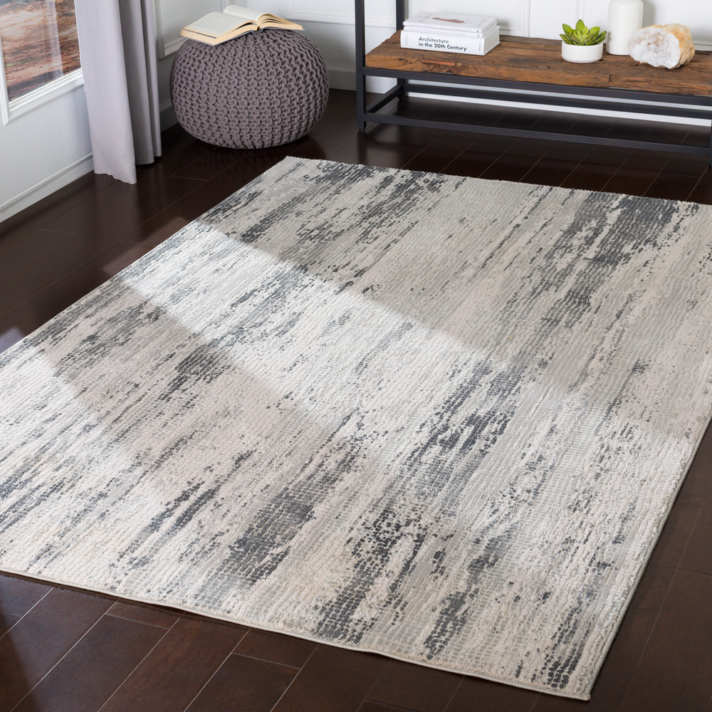 AIS2304-1014 10 ft. x 14 ft. Aisha Machine Woven Rug - 70 Percent Viscose, 30 Percent Polyester