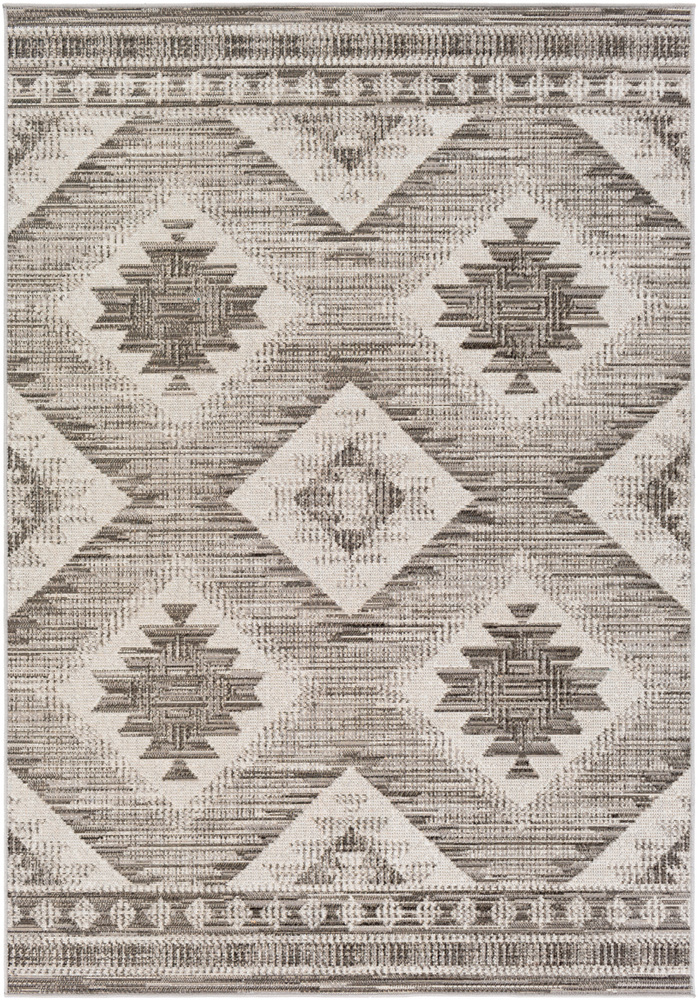 ETS2335-5376 5 ft. 3 in. x 7 ft. 7 in. Rafetus Machine Woven Rug - 100 Percent Polypropylene