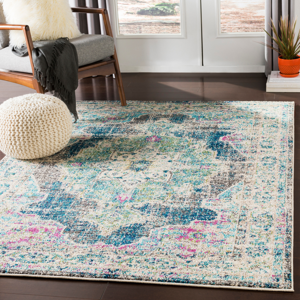 MRC2304-2773 2 ft. 7 in. x 7 ft. 3 in. Morocco Machine Woven Rug - 100 Percent Polypropylene